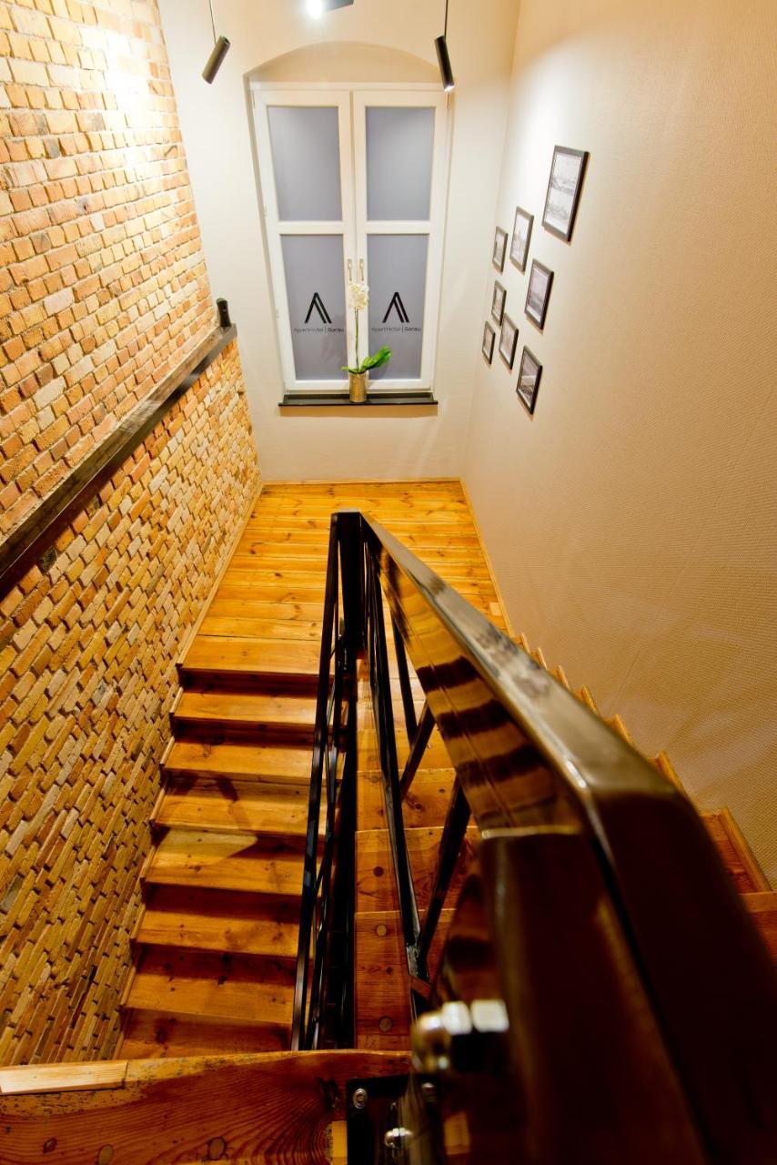 Apartsuites I Sorau Żary Buitenkant foto A staircase